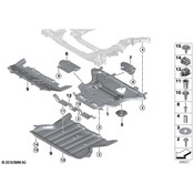 BMW Suspension Subframe Reinforcement Bracket - Genuine BMW 31106887546