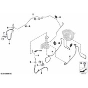 BMW Brake Hydraulic Hose - Genuine BMW 34326895385