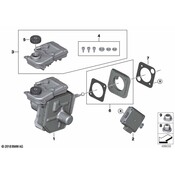 BMW Brake Master Cylinder Reservoir Grommet - Genuine BMW 34516891141
