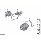 BMW Engine Water Pump Bracket - Genuine BMW 11517935182