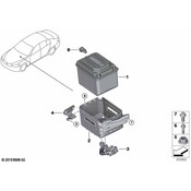 BMW Battery Tray Bolt - Genuine BMW 07129907296