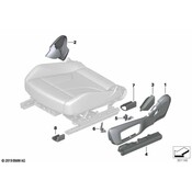 BMW Seat Track Cover - Genuine BMW 52107492747