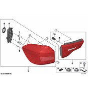 BMW Tail Light Gasket - Genuine BMW 63217467918