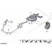 BMW Suspension Air Compressor Line - Genuine BMW 37206892536
