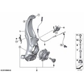 BMW Steering Knuckle - Genuine BMW 31107857012