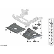 BMW Suspension Crossmember Reinforcement - Genuine BMW 31106895090