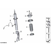 BMW Suspension Strut - Genuine BMW 37106896439