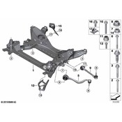 BMW Suspension Crossmember Reinforcement - Genuine BMW 31106878779