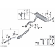BMW Exhaust System Insulator - Genuine BMW 18309468590