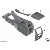 BMW Console Panel - Genuine BMW 51169399877