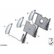 BMW Seat Lumbar Support Cushion - Genuine BMW 52107418340