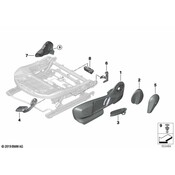 BMW Seat Trim Panel - Genuine BMW 52107351926