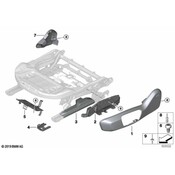 BMW Seat Trim Panel - Genuine BMW 52107351923
