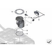 BMW Fuel Temperature Sensor - Genuine BMW 16118482293