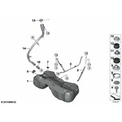 BMW Fuel Tank Filler Neck - Genuine BMW 16115A02642