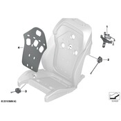 BMW Temperature Controlled Seat Blower Motor - Genuine BMW 52109490352