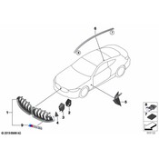 BMW Brake Air Duct - Genuine BMW 51135B3AE28