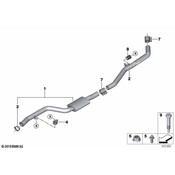 BMW Exhaust System Hanger - Genuine BMW 18308693923