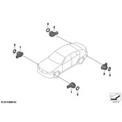 BMW Parking Aid Sensor - Genuine BMW 66207927756