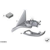 BMW Door Mirror Hardware Kit - Genuine BMW 51167460316