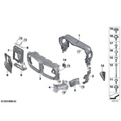 BMW Radiator Support Air Deflector - Genuine BMW 51748090943