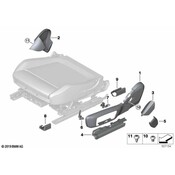 BMW Seat Trim Panel - Genuine BMW 52107469668