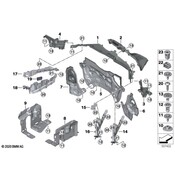 BMW Cowl Side Panel - Genuine BMW 51717424943