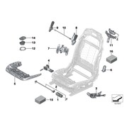 BMW Seat Motor - Genuine BMW 52107314215