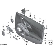 BMW Speaker Cover - Genuine BMW 51417424739