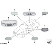 BMW Cargo Area Light - Genuine BMW 63316998134