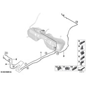 BMW Fuel Clip - Genuine BMW 16127470792