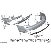 BMW Exhaust Tail Pipe Tip - Genuine BMW 51128093303