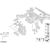BMW Ground Cable - Genuine BMW 12428685943