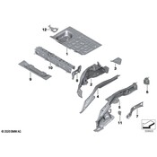 Mini Floor Side Rail Reinforcement - Genuine Mini 41117360236
