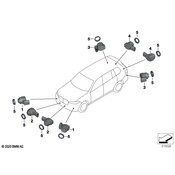 BMW Parking Aid Sensor - Genuine BMW 66209826990