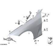 BMW Fender Bracket - Genuine BMW 41009466089