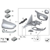 BMW Door Mirror Housing - Genuine BMW 51168064655