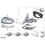 BMW Door Mirror Cover - Genuine BMW 51167467989