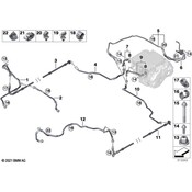 BMW Drive Motor Inverter Coolant Line - Genuine BMW 17128743378