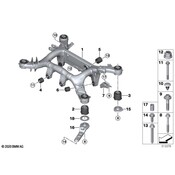 BMW Suspension Subframe Reinforcement Bracket - Genuine BMW 33316878015