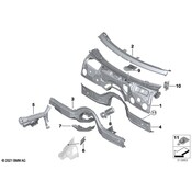 BMW Cowl Grille Panel - Genuine BMW 41007486655