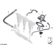 BMW Direct Injection High Pressure Fuel Pump Gasket - Genuine BMW 11129847198