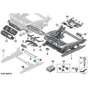 BMW Seat Track - Genuine BMW 52107459218