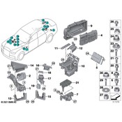 BMW Fuse Box Cover - Genuine BMW 61149348970