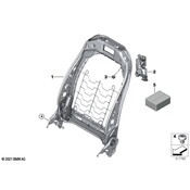 BMW Seat Back Recliner Adjustment Handle - Genuine BMW 52108071741