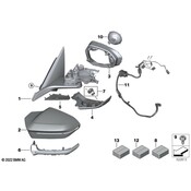BMW M Performance Side Mirror Cover - Genuine BMW 51168083558