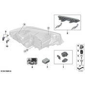 BMW Headlight Grommet - Genuine BMW 63115A637B1