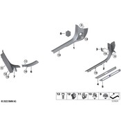 BMW Door Sill Plate - Genuine BMW 51479464399