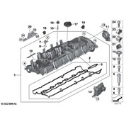 BMW Engine Valve Cover Bolt - Genuine BMW 11129847204