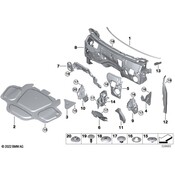 BMW Fender Seal - Genuine BMW 51487472018